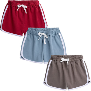 Organic Woolen Embroidered Drawstring Men <b>Knee</b> Length Shorts Breathable Soft Comfortable Casual Everyday - Product Image 1