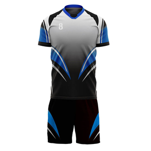 Men's Sublimated <b>Soccer</b> Jersey V-Neck Sleeveless Moisture Wicking 100% Polyester Team Number 8 All Seasons Wear Custom Design - Product Image 3