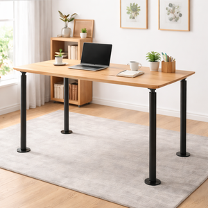 Easy Install Midcentury Stainless Steel <b>Square</b> Dining <b>Table</b> Legs Heavy Duty Binh Phuoc EDPTBL000 - Product Image 6