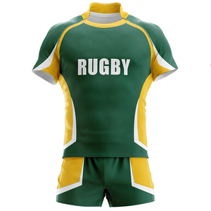 Men's Sublimated Rugby Jersey Set Front Custom Design Black Red White Short Sleeve Stand Collar Moisture Wicking <b>Athletic</b> Fit - Product Image 5