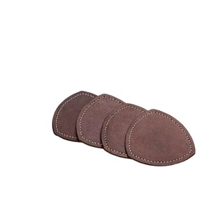 Vente chaude sous-verres en cuir PU ensemble de 6 sous-verres de boisson de qualité supérieure pour la maison et le bureau antidérapant imperméable élégant et durable - Product Image 1