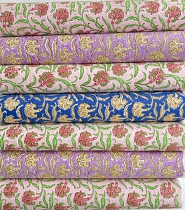 Handmade Block Print Decorative Paper Roll Set for Gift Wrapping <b>Scrapbooking</b> Craft and Packaging Applications - Product Image 5