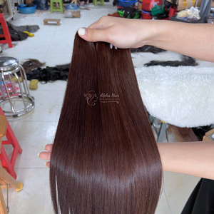 Extensiones de cabello liso de hueso de la más alta calidad, Envío Mundial, peluca Frontal de encaje HD alineada con cutícula de un donante, proveedor de Vietnam - Product Image 6