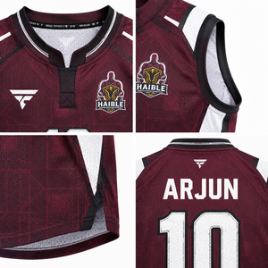 Men's Sleeveless Techwear Tank <b>Top</b> Set-150GSM Poly <b>Mesh</b> Field Hockey Jersey for Indoor Court Play Custom OEM - Product Image 4