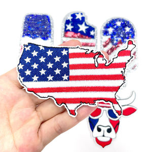 Patch brodé personnalisé en gros pour vêtements, vestes, uniformes, casquettes – Tissu sergé, thermocollant, logo brodé durable, OEM - Product Image 6