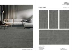 กระเบื้องพอร์ซเลนลายเซ็นแมตต์ ขนาด 600x1200 มม. รูปแบบขนาดใหญ่ พื้นผิวพรีเมียม สำหรับผนังและพื้น ดีไซน์ทันสมัย สำหรับตกแต่งภายในและภายนอก คอลเลคชั่นพิเศษ - Product Image 2