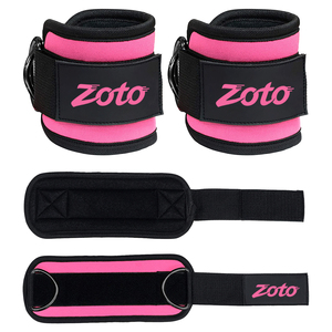 Zoto Neoprene Ankle Support <b>Straps</b> Adjustable Hook Loop Closure for Weight Lifting Strength Training Unisex Fitness Gear - Product Image 4