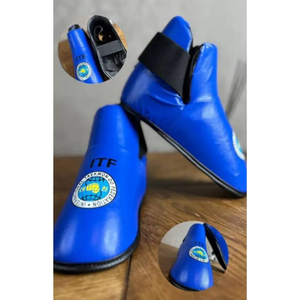 Chaussures de protection rembourrées unisexes pour le Taekwondo ITF avec bandes élastiques ajustables pour le sport - Product Image 3