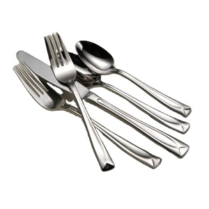 Elegante vajilla de acero inoxidable de la mejor calidad, juego de cucharas de cubiertos de Metal de lujo, Venta caliente, acento en el hogar, precio de fábrica a granel - Product Image 1