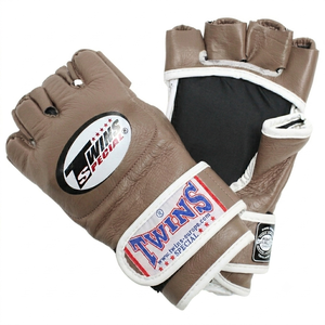 Gants d'arts martiaux en cuir à doigts ouverts pour l'entraînement MMA, la remise en forme et les exercices de gym - Product Image 6