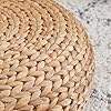 Wholesale Water Hyacinth Ottoman Cushion Eco-Friendly Natural <b>Seat</b> for Living Room Furniture Made by KingCraftViet - Product Image 4
