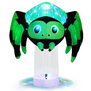 Decorazione Gonfiabile Ragno di Halloween 1,8m con Luci Rotanti a 3 Colori per Esterni - Product Image 2