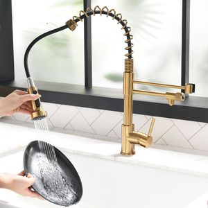 Pull Down <b>Kitchen</b> Faucet <b>Water</b> Purifier Black and Nickel Gold Faucet with <b>Filter</b> Sink Faucets for Drinking <b>Water</b> - Product Image 3