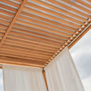 Cama de Jardín Moderna de Madera de Teca Ecológica y Duradera con Cojines Incluidos, Fabricante de Muebles de Lujo para Resorts y Piscinas - Product Image 6