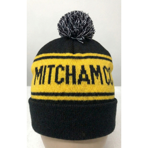 Vente en gros de bonnets en tricot ajustables de haute qualité 100% coton, chauds, respirants, imperméables, broderie 3D unisexe - Product Image 6