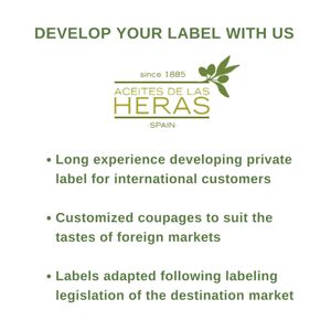 Aceite de Oliva de marca privada en botella de 1 l para mascotas, aceite de cocina con orugas (95% de oruga y 5% de aceite de oliva virgen) - Product Image 2