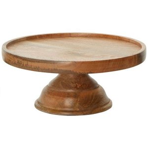 Support à gâteau en bois plaqué à un seul niveau, tendance et décoratif, forme personnalisée, pour anniversaires et mariages - Product Image 6