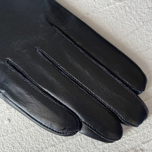 Guantes Largos de Piel de Oveja Negros Personalizados Unisex, Guantes de Moda de Cuero para Invierno, Deportes Diarios, Viajes, Negocios, Esquí, Ciclismo, Elegantes, para Ópera y Fiestas - Product Image 1