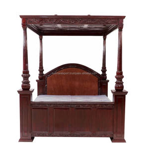 Cadre de lit en bois de luxe avec un design moderne combinant l'artisanat traditionnel pour élever votre espace - Product Image 3