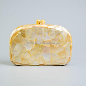 Luxury <b>Handbag</b> Sea Shell Mother of Pearl <b>Handbag</b> Best Quality Clutch <b>Wedding</b> Gift Use High Profile Purse <b>for</b> Party - Product Image 4