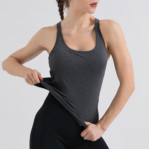 Vêtements de fitness pour femmes, hauts de yoga sans couture, couleurs unies, manches longues, crop tops de sport, ensembles de yoga respirants et à séchage rapide - Product Image 3