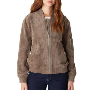 Vestes en daim pour femmes, sur mesure, de qualité supérieure, confortables, à fermeture éclair, pour usage régulier, vente en gros - Product Image 4