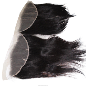 El mejor cabello humano natural frontal, liso o con textura, con buena cutícula alineada, cabello humano virgen de longitud larga con tamaño de gorro pequeño. - Product Image 1