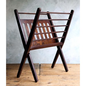 Wholesale Natural Bamboo Folding Wooden Magazine Rack | B2B Pricing - Product Image 3