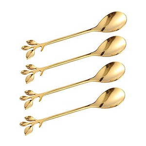 Silver Polished Salad Server Spoon & Fork Set with White Marble Design Handle Wedding Table <b>Decor</b> 100pcs MOQ Metal Material - Product Image 2