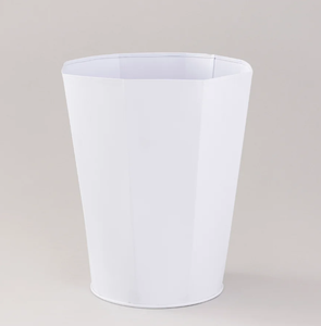 Cesto de Basura Metálico de Diseño Moderno y Duradero para Desechos de Papel, Recolección de Basura Doméstica, Limpieza de Oficinas y Habitaciones de Hotel - Product Image 1