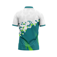 Camiseta Polo Personalizada al por Mayor, sin Costuras, de Spandex/Poliéster, con Patrón Geométrico, Ropa Deportiva para Hombre y Mujer, Elástica en Cuatro Direcciones
