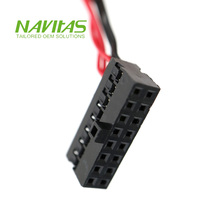 Arnés de Conector Electrónico Personalizado JST -08V-S Amphenol FCI Minitek de 16 Pines a 8 Pines, Cable de PVC para Placa de Circuito Impreso (PCB)