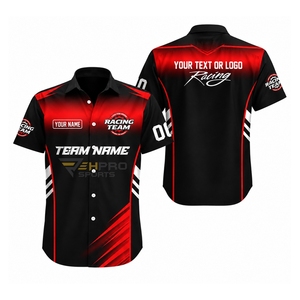 Best <b>Pit</b> Crew Racing Shirts Custom Colour F1 Shirts Button Up Mechanic Work Shirts Manufacturer Of Racing Wears - Product Image 6