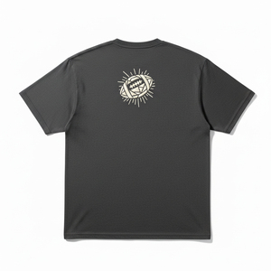 เสื้อยืดพิมพ์ลายพัฟฟ์แบบขายส่ง ทรงโอเวอร์ไซส์ ไหล่ตก ใส่ได้ทั้งชายและหญิง สกรีนโลโก้ตามสั่ง ผ้าคอตตอนหนา - Product Image 2