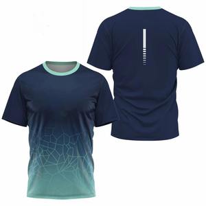 Camiseta de Hombre de Manga Corta con Cuello Redondo, Diseño a Rayas, Transpirable, con Bloques de Color, Tejida, 100% Algodón, Corte Regular, Informal - Product Image 6