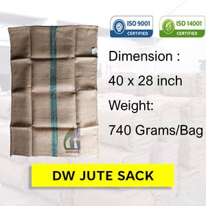 40x28 Inch 740g 60 kg New <strong>Jute</strong> <strong>Sack</strong> for Coffee Cocoa Food-grade Gunny Bag Burlap <strong>Sacks</strong> Wholesale Goodman Global Bangladesh - Product Image 2
