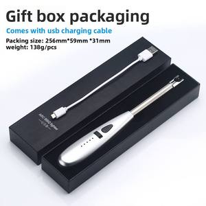 USB <b>Lighters</b> for BBQ Cooking Kitchen Cigarette Electric <b>Lighter</b> Smoking Dericsson Rechargeable <b>Windproof</b> Portable Plastic - Product Image 6