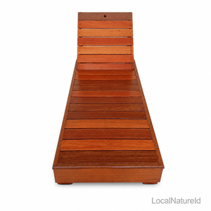 Tumbona Moderna de Madera Maciza para Exteriores con Cojín para Patio, Piscina, Playa y Ocio - Product Image 5