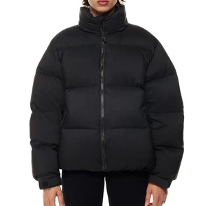 เสื้อโค้ทขนเป็ดสำหรับผู้หญิงเสื้อผ้าแบรนด์ทรงพองสำหรับฤดูหนาวเสื้อขนเป็ดมีโลโก้ออกแบบได้ตามต้องการ - Product Image 1