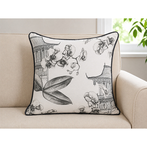 100% Linen Designer <b>Cushion</b> <b>Cover</b> | Modern Printed Decorative Pillow <b>Cover</b> for Home Decor Contemporary Accent Throw Pillow <b>Cover</b> - Product Image 3