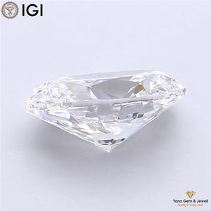 Diamante Ovalado Cultivado en Laboratorio CVD, Color E, Claridad VVS1, para Colgante de Lujo Personalizado de 2.00 Quilates con Certificado IGI - Product Image 4