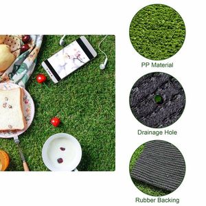 Tappeto in Erba Sintetica Realistica 65x3ft Altezza 45mm Pelo PP per Interni ed Esterni Giardino Prato Paesaggistico - Product Image 4