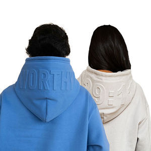Sudadera con Capucha Personalizada 100% Algodón, Sudadera con Capucha con Estampado en Relieve 3D, Sudadera con Capucha de Invierno con Forro de Punto Francés - Product Image 1