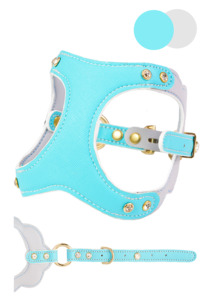 Harnais pour chien en cuir Muhlengia, accessoires de mariage durables, respirant et résistant - Product Image 4