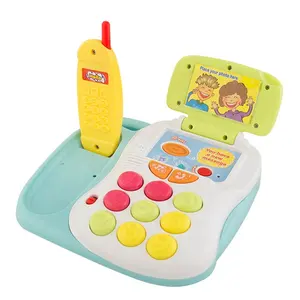 Kids Pretend Play Recording Telephone Toy With Real Phone Sound Effect