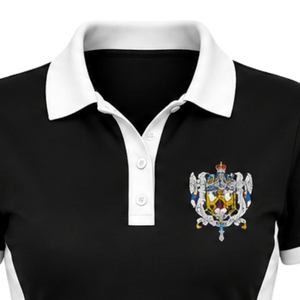 Camiseta Polo Personalizada de Dos Tonos para Mujer, Estilo Griego, Sigma Gamma Rho, Manga Corta, Cuello Camisero, Ropa Casual, OEM, ODM, Venta al Por Mayor - Product Image 3