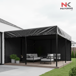 Bâche de protection pour la maison sur mesure, tissée haute résistance, pour usage extérieur longue durée - Product Image 1