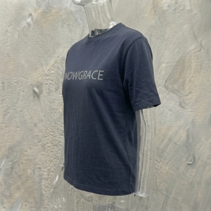 T-shirt Snowgrace pour homme, 100% coton jersey, col rond, coupe ample, manches courtes, 280g, uni, imprimé sur mesure avec logo sur le devant - Product Image 6