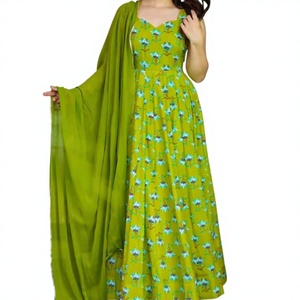 Vestido Fabuloso Indio-Pakistaní, Hermosa Tela de Georgette, Estampado Digital, Ropa Elegante para Fiestas y Eventos, Estilo Bollywood, Ropa Casual - Product Image 1
