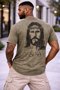 T-shirt pour homme de bonne qualité, délavé à l'acide, col rond, manches courtes, style streetwear hip-hop, logo personnalisé, coupe classique, polyester/coton - Product Image 2